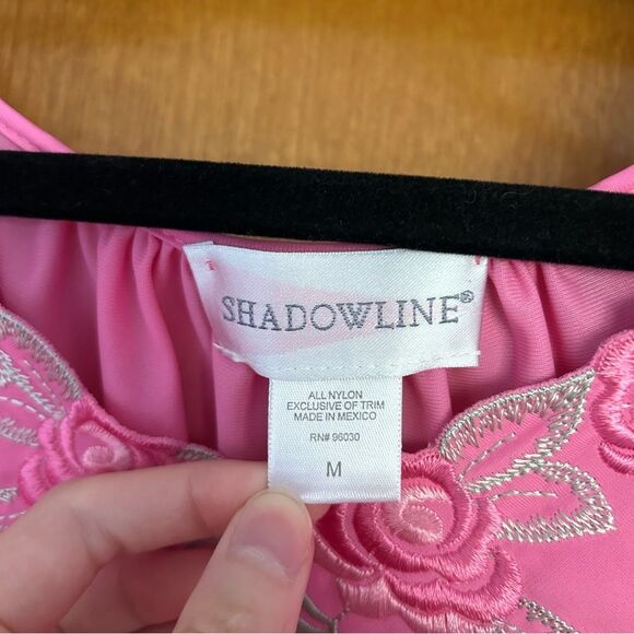 Vintage Shadowline Pink Nightshirt & Gown Set Size Medium - Picture 4 of 9